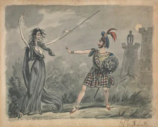Macbeth and the Witch