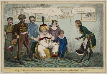 Royal Condescension or, A Foreign Minister Astonished! - April 1817 -, September 15