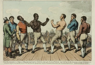 The Battle Between Cribb and Molineaux