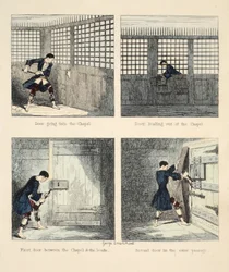 The Escape No. 2, Illustration from Jack Sheppard: A Romance by William Harrison Ainsworth, 1839