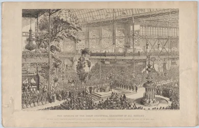 The Opening of the Great Industrial Exhibition of All Nations, by Her Most Gracious Majest..., 1851.