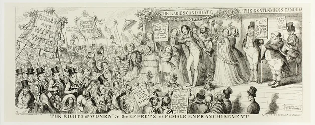 The Rights of Women or the Effects of Female Enfranchisement from George Cruikshank