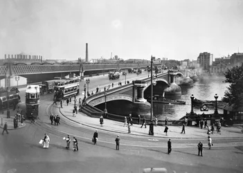 Blackfriars Bridge and Bankside power station, London