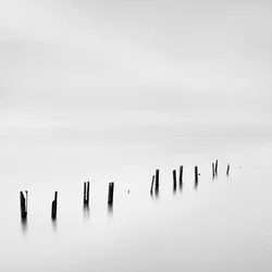 Minimalist Pilings Water