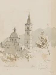 Alassio, from the Railway, En Passant!, 12th March 1878