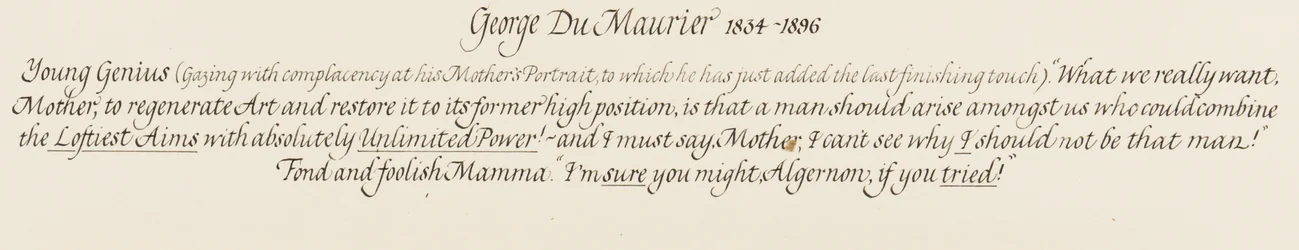 Algernon, a Young Genius and his Fond and Foolish Mama, 1879