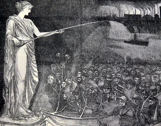 Tobacco seen as a consolation for the poor, 1869