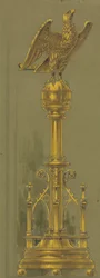 Designs executed for Jones and Willis, metal and wood-workers and church furniture manufacturers of Birmingham and London