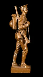 A Sergeant of the Grenadier Guards in Marching Order, c.1920