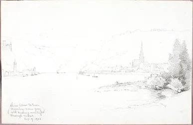 Rhine below St. Goar