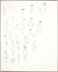 Untitled--Figure Studies from Rear