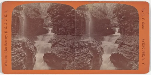 Watkins Glen Scenery, Rainbow Falls and Triple Cascades