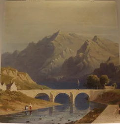 View from Fort Augustus, Caledonian Canal, c.1830