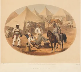 Camp Scene, Indian Mutiny