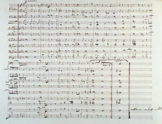 Page of the Opening of the Score 