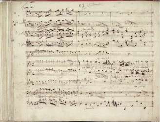 One of two pages of Handel