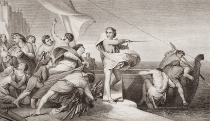 King Alfred Inciting the Anglo-Saxons to Repel the Invasion of the Danes in AD 876, from 