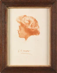 Study for the Head of Sir Galahad