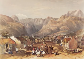 In the serene valley of Genadendal lies a thriving Hottentot village