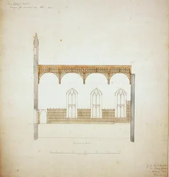 New College Oxford: Design for New Hall Roof