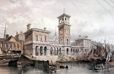 Billingsgate Wharf and Market, London