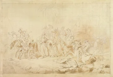 Banditti of Kurdistan Assisting Georgians in Surprising and Carrying off Circassian Women