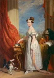 Portrait of Queen Victoria of England When Princess