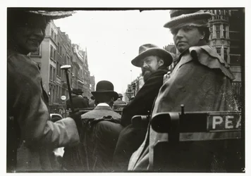 George Breitner and Marius Bauer in a Carriage in London