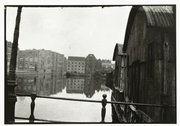 View from the Bridge to Prinseneiland in Amsterdam