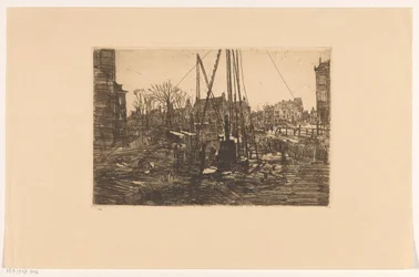 Piling Work in Raadhuisstraat in Amsterdam