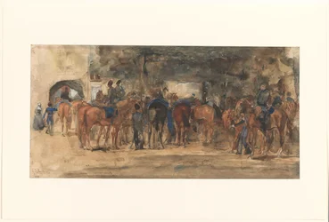 Resting Cavalry on a Square