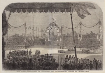 Reception of His Royal Highness the Prince of Wales by the Inhabitants of Toronto, Canada West