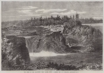The Falls of the Chaudiere, near Quebec