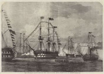 The Gun-Boats Passing Through the Line-of-Battle Ships