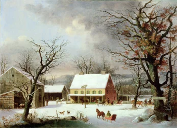 Seven Miles to Farmington, c.1853
