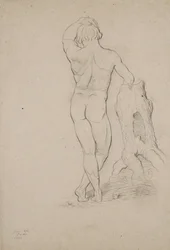 Untitled - Male Nude, Posterior View