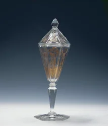 Glass Cup and Cover, 1898