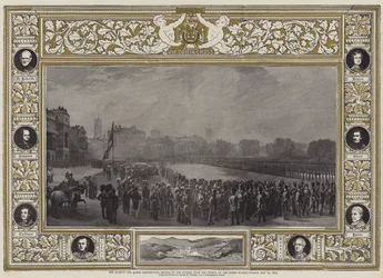 Her Majesty the Queen Distributing Medals to the Heroes from the Crimea on the Horse Guards Parade, 21 May 1855