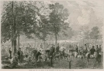 Rotten Row by G H Thomas, in the exhibition of the Royal Academy