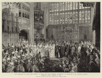 The Marriage of The Prince of Wales and the Princess Alexandra of Denmark in St George