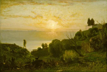 Lake Albano, Sunset