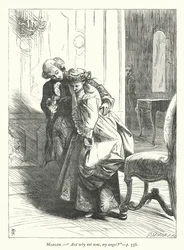 Illustration for She Stoops To Conquer (engraving)