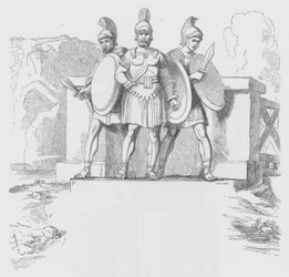 The Three Stood Calm And Silent