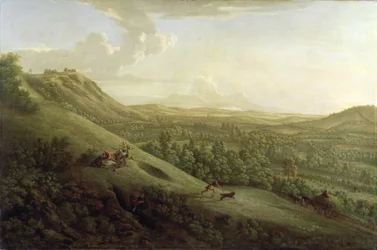 A View of Boxhill, Surrey, with Dorking in the Distance