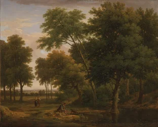 Wooded Landscape with Figures