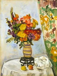 Flowers in a Chinese Vase