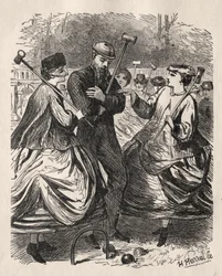 Our Croquet Party, 1864