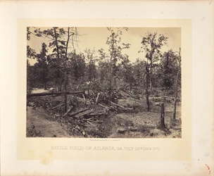 Battle Field of Atlanta, Georgia, July 22, 1864, No. 1