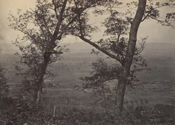 Orchard Knob from Mission Ridge, 1860s