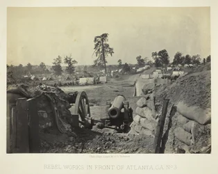 Rebel Works in Front of Atlanta, GA, No. 3